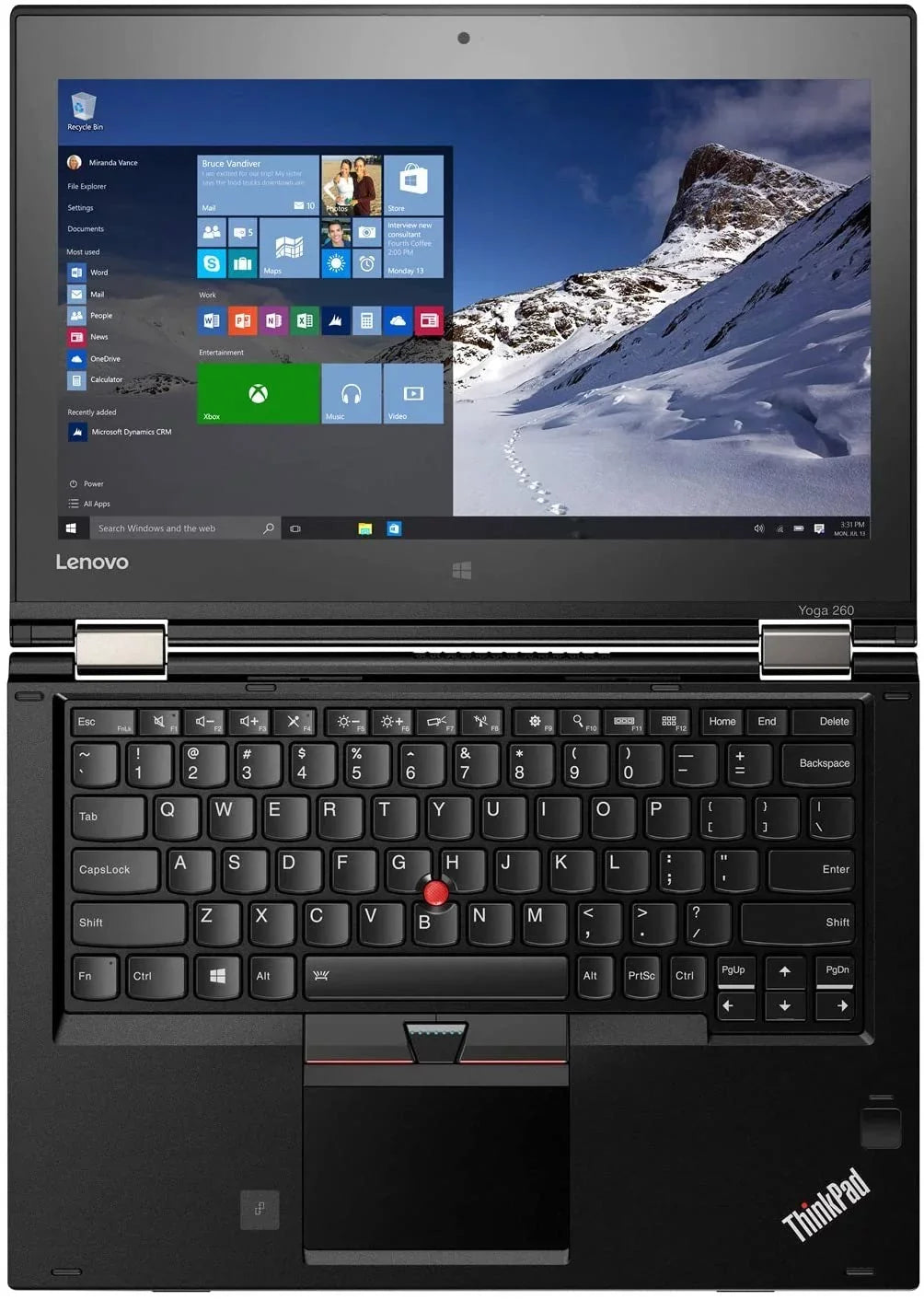 Good) W10P 260 Thinkpad 2.30GHz i5 Core - SSD 12.5" Touch(Refurbished Laptop Yoga Pre-Owned 256GB 8GB
