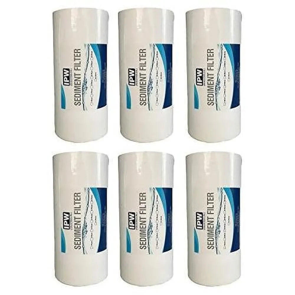 Filtration 20 Filter Filters) Of Micron Pack Filter - 10" Systems Sediment Other 45" And With Full Sediment Pelican Filter Whole - Compatible (6 X Flow Water House