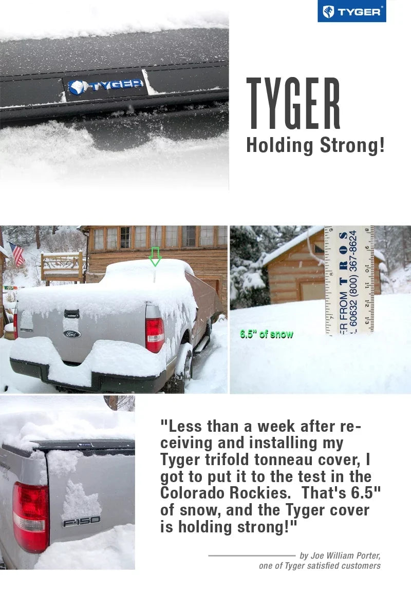 Stepside) 5.8 Pickup Cargo Dodge 2009-2016 2015 2010 (69.6 (NOT Tonneau inch) 2011 Truck Tri-Fold For Ram feet TG-BC3D1015 Cover Bed 2014 2012 Tonno Fits TYGER 2013 1500 Cover Trifold
