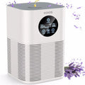 Purifier for Home Bedroom, for Smoke KOIOS white) (HQKJ-50, with Auto Control HEPA H13 Speed Purifiers Air Air