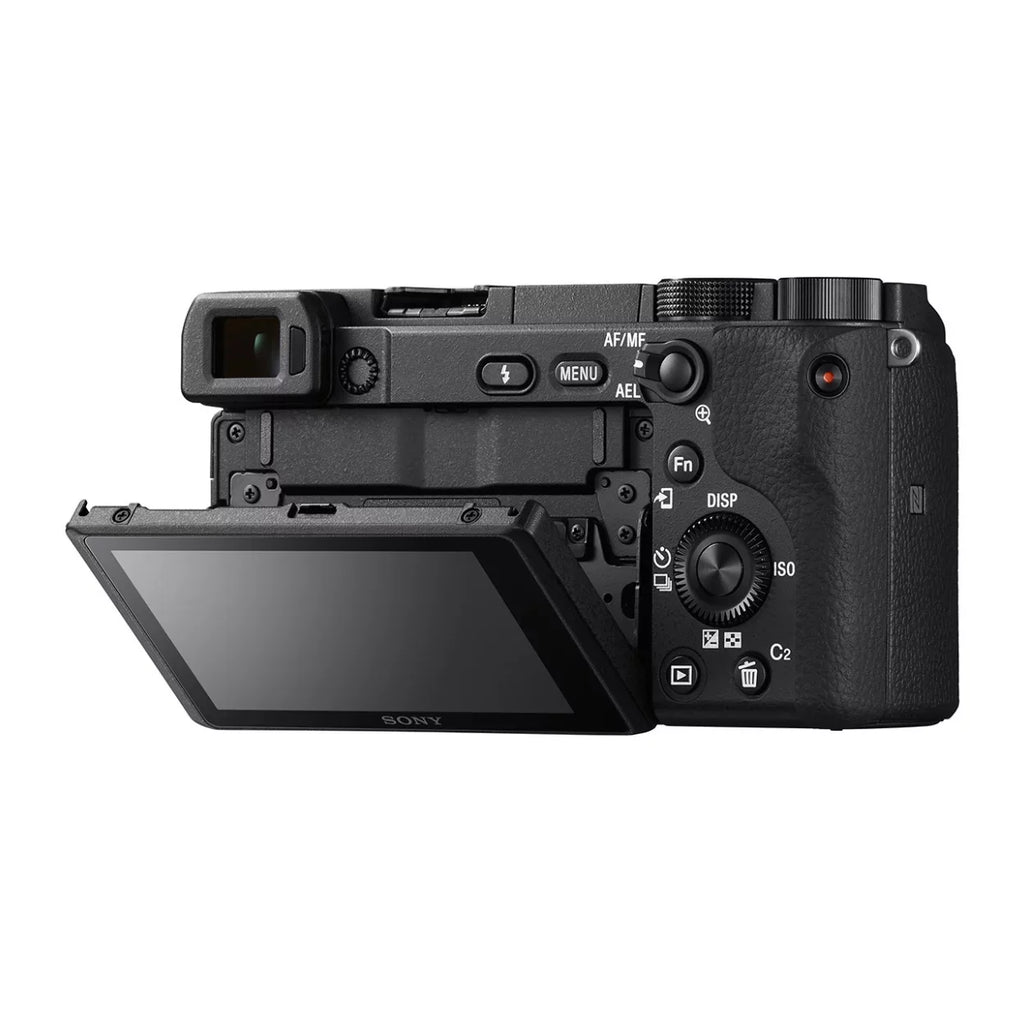 Mirrorless Bundle 16-50mm Camera Digital Holiday with (Black) Sony ILCE6400L/B