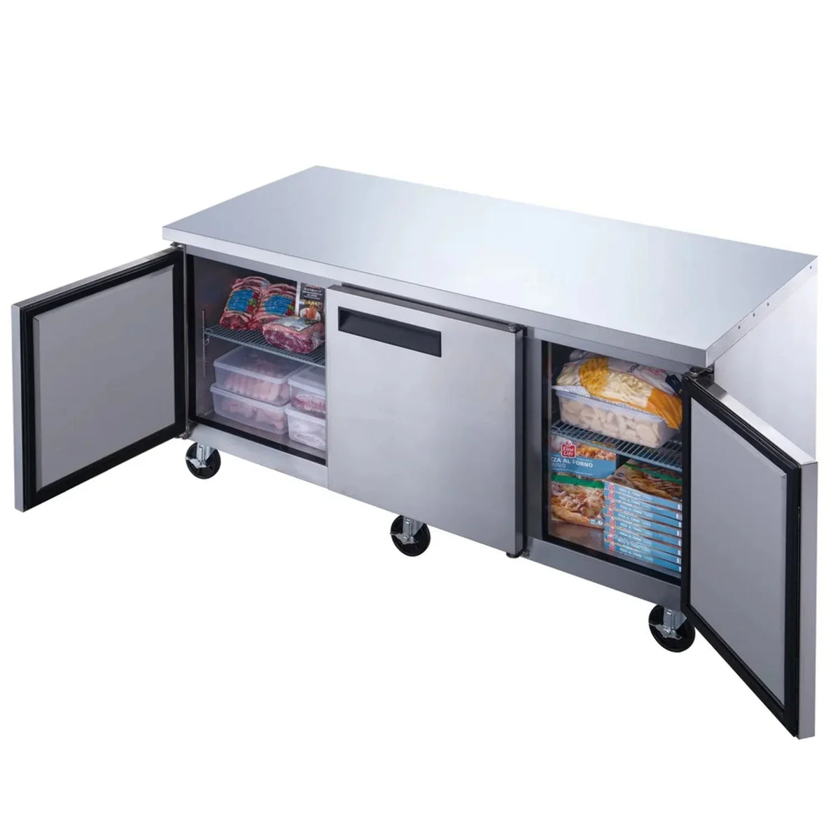 West Kitchen Undercounter 72 Door WDUC72F Worktop 3 Freezer