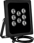 Waterproof Light Infrared Illuminator Camera 8-LEDs 4 Outdoor Cameras, for Angle Degree 90 for IR IR CCTV Security IR IP Light PCS Wide