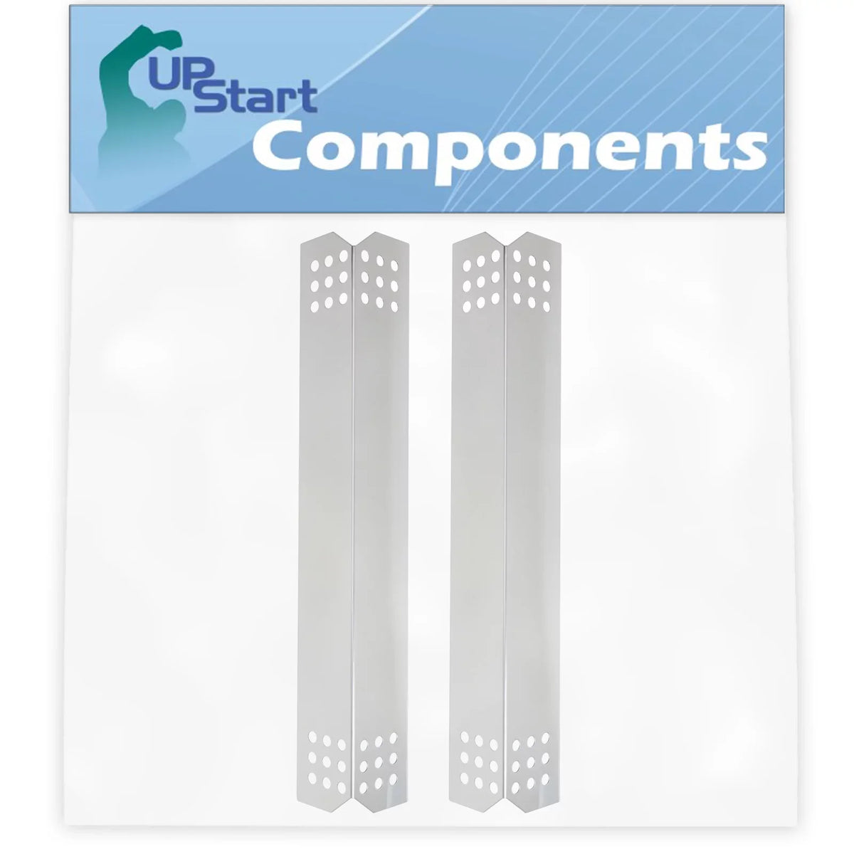 Vaporizer Parts 16 Tamer, Cover 1/8" Guard, Deflector, Barbeque BBQ Plate Burner Stainless Heat Compatible Grill 2-Pack Replacement Flame for Tent - Flavorizer 720-0720 Steel Bar, Bar, Nex Shield