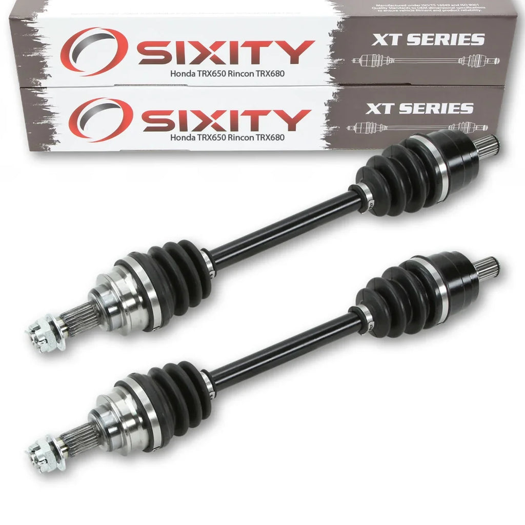 CV 2011 Right & Rear Honda 2008 with Pair Axles 2013 2012 2014 compatible Sixity 2007 2006 Left 2009 2016 TRX680 XT 2005 2015 TRX650 Rincon 2010