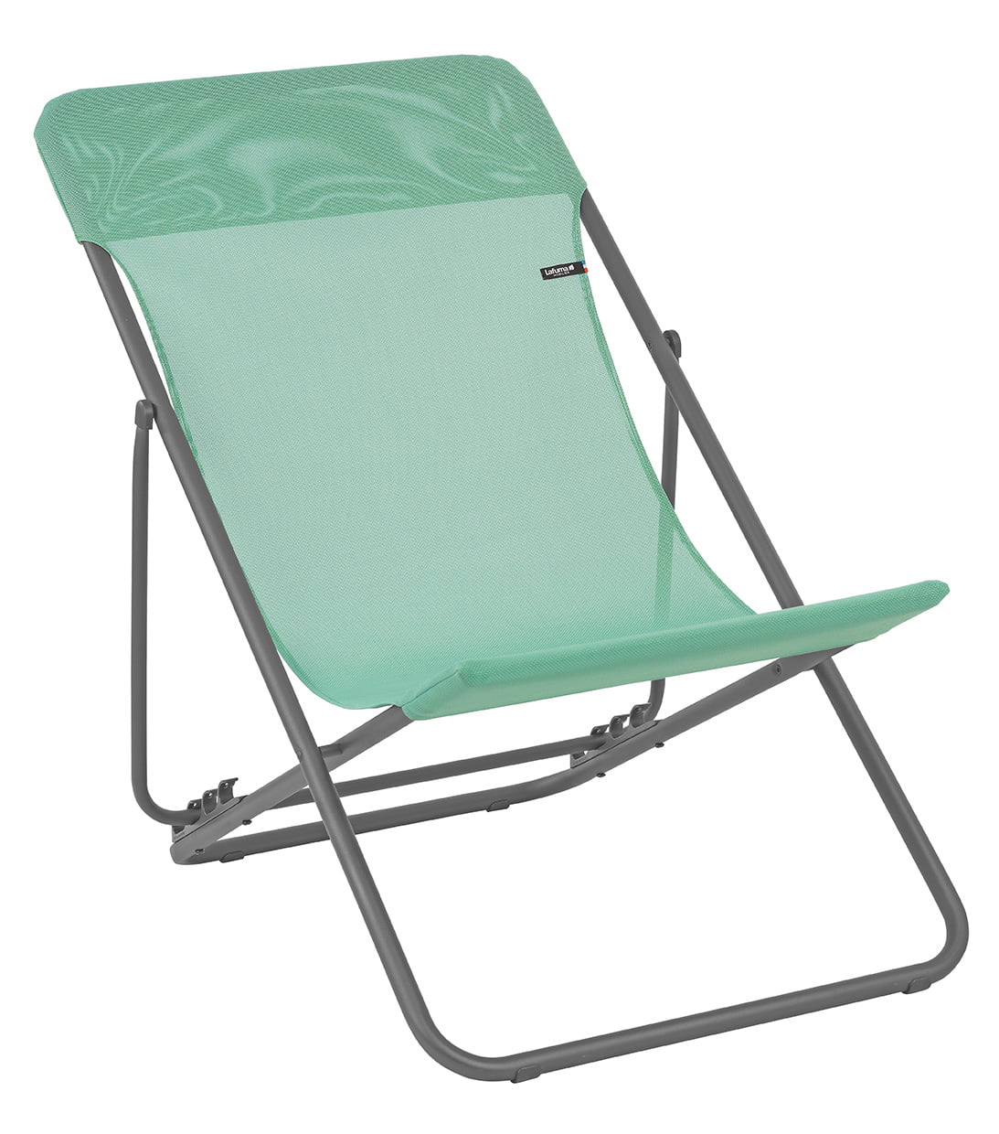 Basalt Fabric Set of Menthol Folding Frame - - Sling 2 Chair Steel -