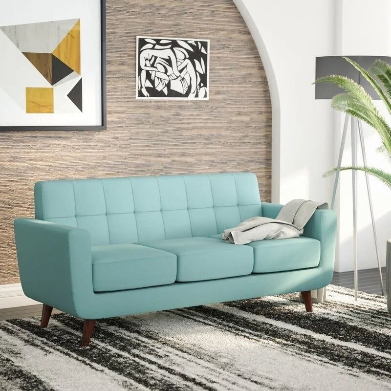Grey Payne'S Rainbeau Pride Linen Mid-century Furniture US Tufted Furniture Pride Sofa Grace U.S. Upholstered