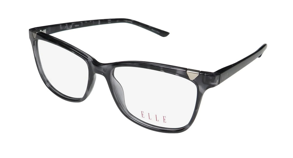 FRAME DESIGNER 13425 CAT NEW ELLE 53-15-140 AFFORDABLE LENSES EYE FULL-RIM EYE WOMENS/LADIES CASUAL DEMO GRAY CAT BUDGET EYEGLASSES/SPECTACLES