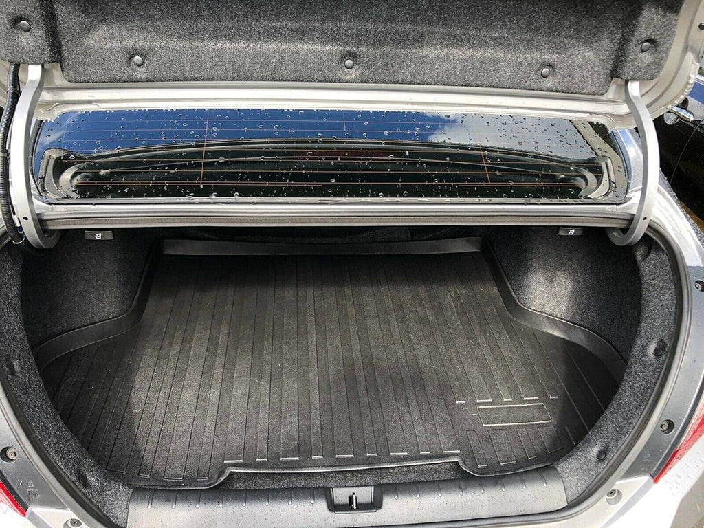 to Raised for Mats EA Liner Honda for – – EACCESSORIES – Mat with Trunk Rubber 2016-2021 Mat Cars Install – Easy – Design Trunk Laser Sedan Civic Weather-Resistant Lip Pre-Cut Trunk Cargo Car Non-Slip