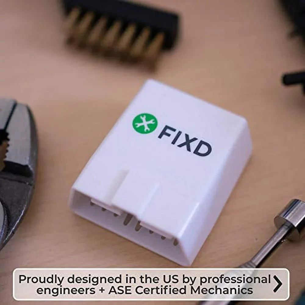 Newer Diagnostic Code Scanner OBD2 Auto Fix Bluetooth & OBD2 & Scan Vehicles - for & iPhone Wireless - Check to (3 Cars or for Engine Tools All Car FIXD Tool Car ‘96 Readers & Android Pack)