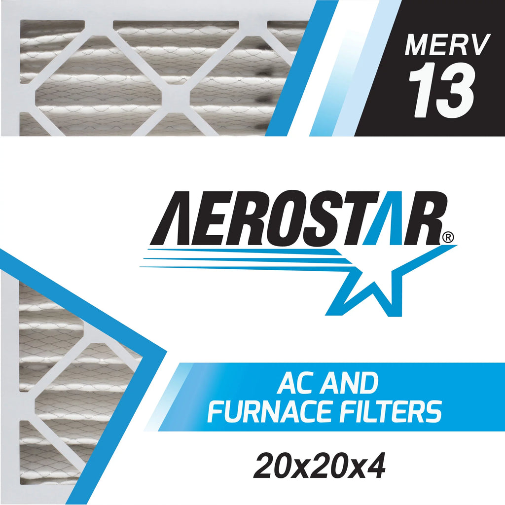 13, Box Made 1, Pleated in 4, Filter, x x of 20 the 20x20x4 Aerostar MERV USA Air 20