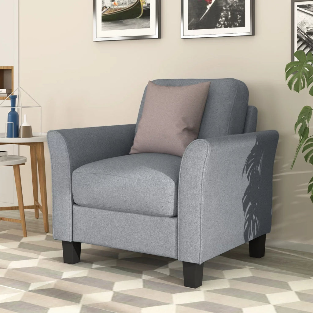Living Sofa Anself Room (Gray) 3-seat Furniture chair and