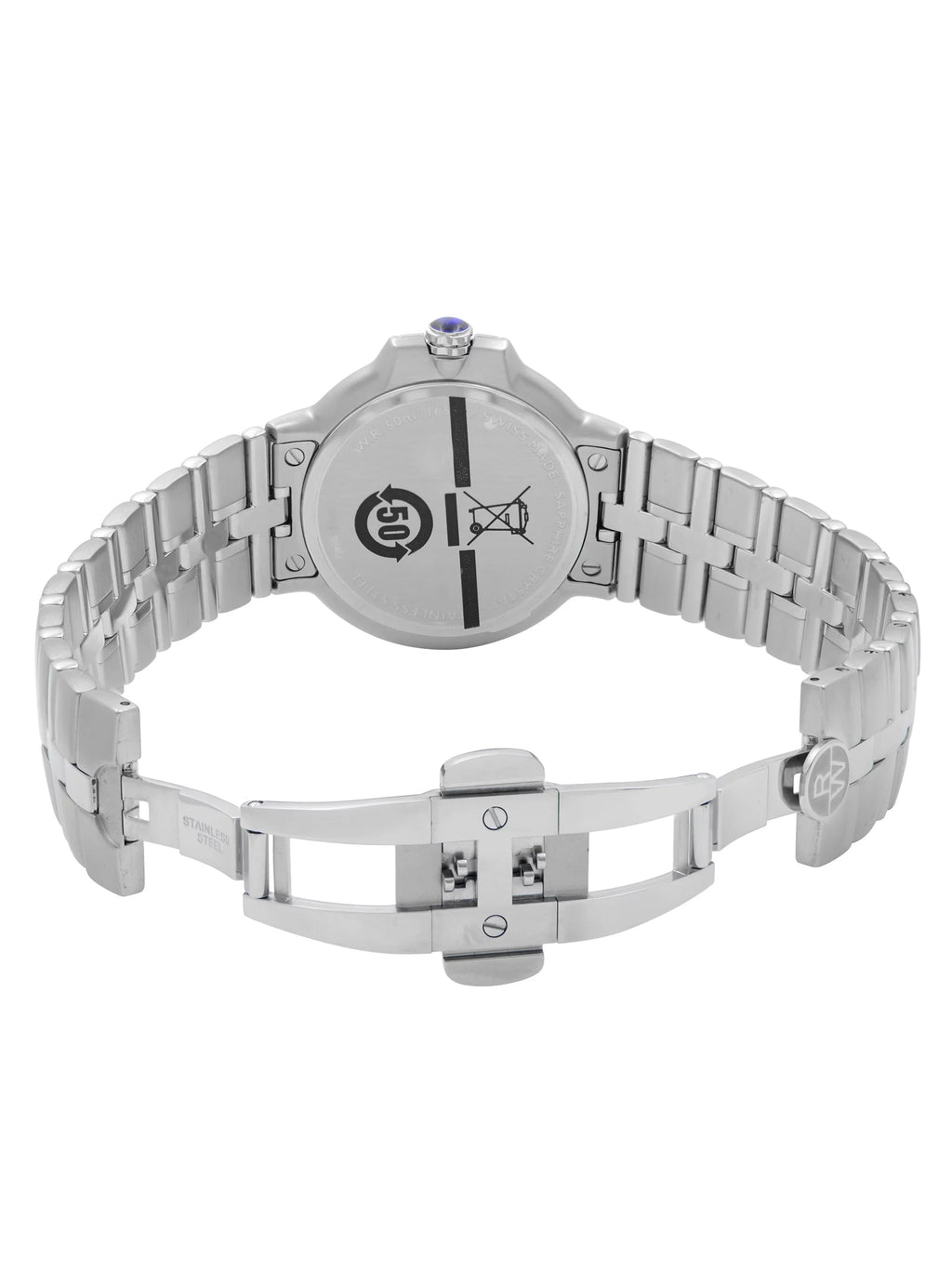 Watch 5580-ST-00208 Raymond Parsifal Quartz Stainless Black Dial Mens Steel Weil