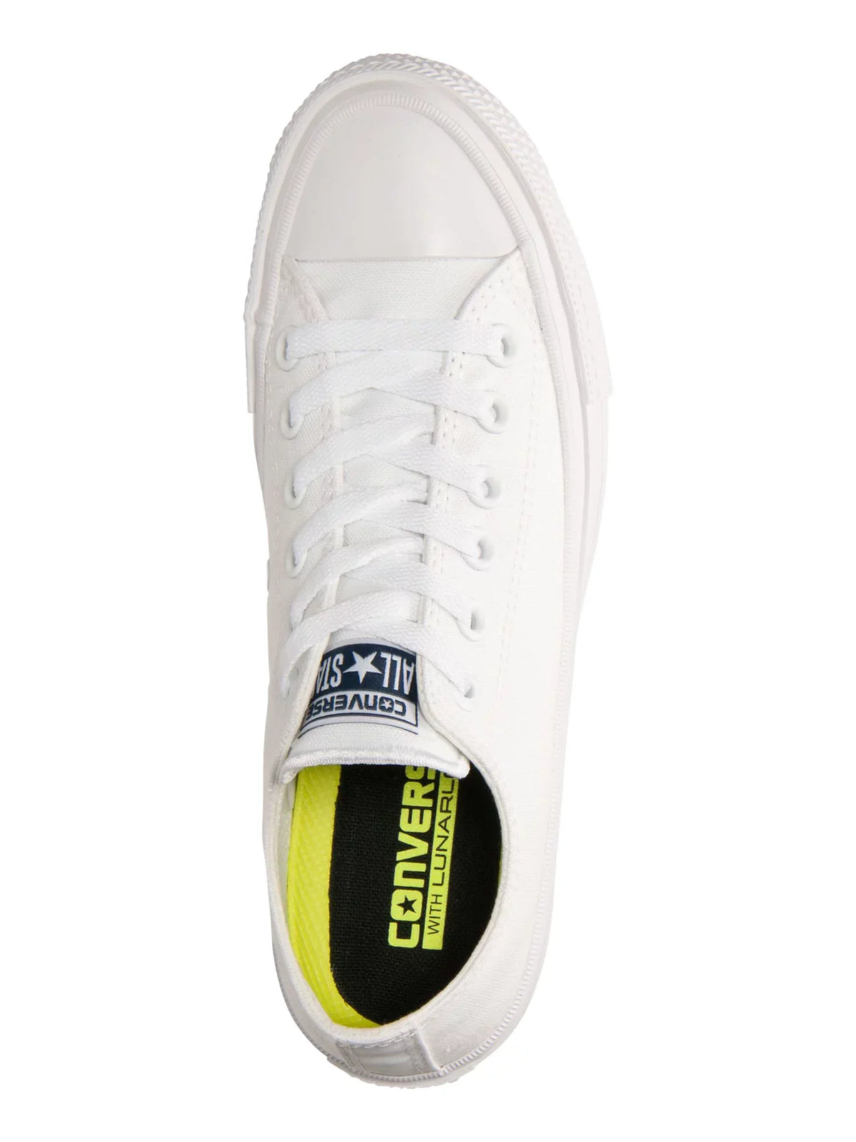 Chuck 5 Athletic Women's White Sneakers Goring Lace-Up Logo Platform Removable Internal Insole Cushioned Converse Ii