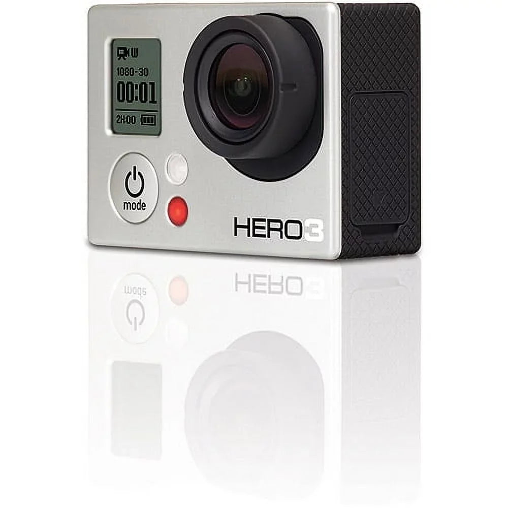 GoPro Refurbished - HERO3 Camcorder Silver CHDHE-301
