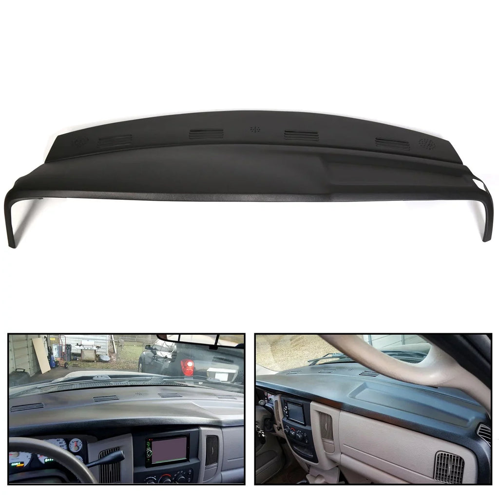 Molded Pad Protector Board Dash Cap Dodge 3500 Dashboard Cover 2002 2005 1500 2500 Overlay 2004 2003 Skin Kojem for Cover Black Ram