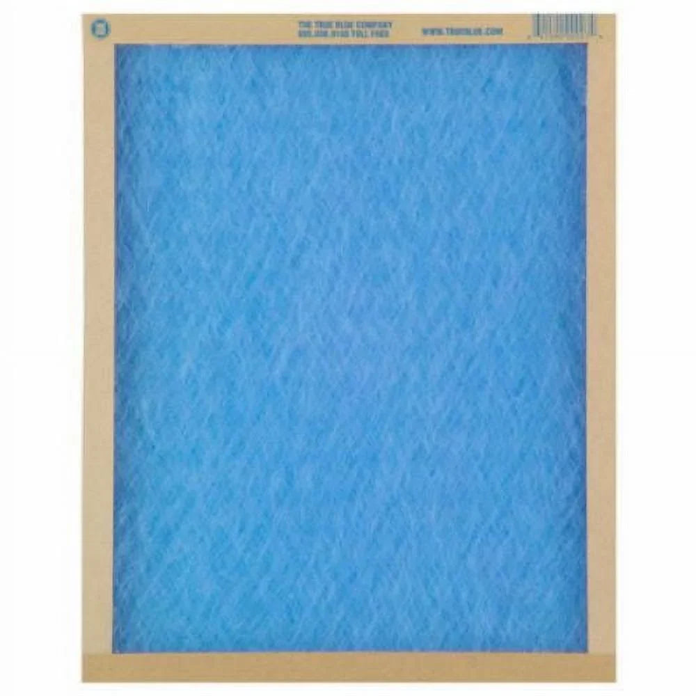 Fiberglass Furnace Panel True 110251 Disposable 25" x 1" - Blue Filter MERV x 2 Air 12 Flat Spun of Quantity 10"