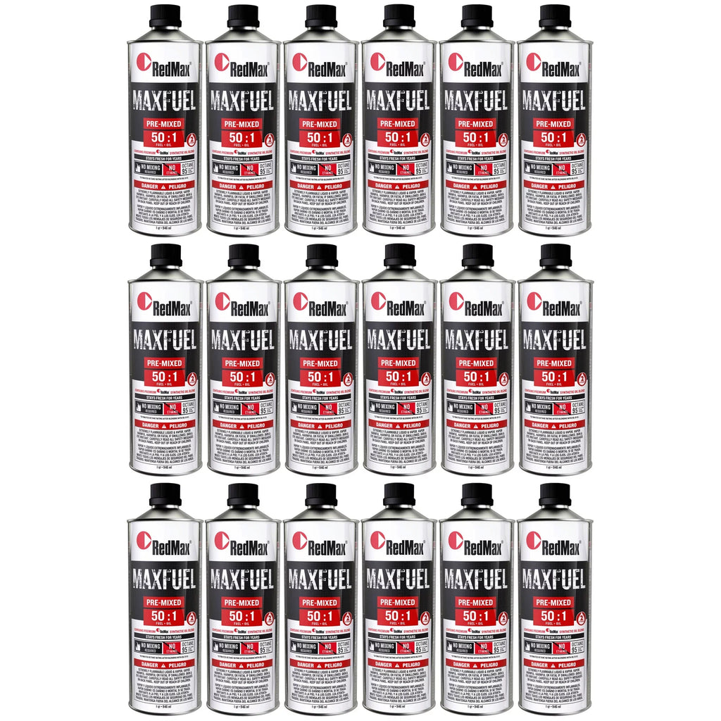 581158801 Fuel 50:1 18 Pack Oil Quart Octane 2-Cycle Pre-Mixed 94 RedMax Engine
