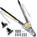Universal lbs. Trailer Towing Ball with Tow 2x Adjustable Chains 2" Hitch, Capacity 5000 for Bar Safety Biltek