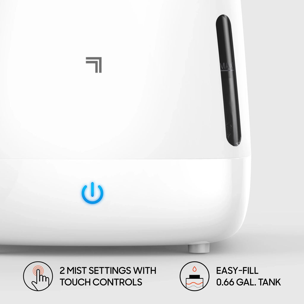 Mist White Ultrasonic Image Humidifier, Sharper 4 (New)