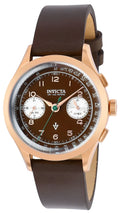 Watch Dial Men's 37058 Invicta Quartz Vintage Brown Multifunction