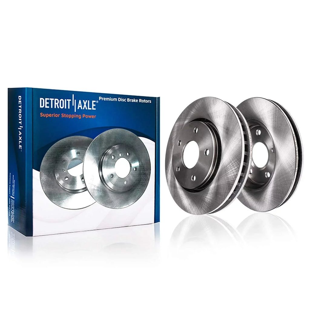 Kit for Pads: Lincoln Replacement Ceramic Front 2014 Rotors MKZ 2013 13-20 2018 13-16 Ford 2019 Fusion, 2015 2017 Brakes Detroit Rotors Brake 11.81'' Axle Disc 2016 2020 - Brake