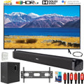 Curved 4K Soundbar Deco with HDR TV Gear Home (2020) 55" Theater Bundle UN55TU8300 Smart UHD