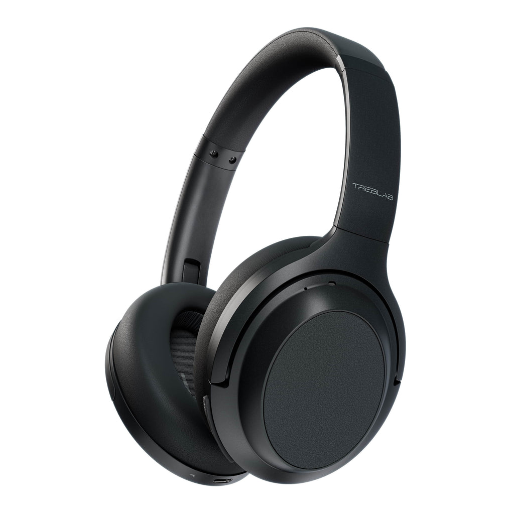 Noise Canceling Headphones Touch PRO Hybryd & USB-C Bluetooth Active Fast with Playtime Z7 (Grey) w/aptX, Control Ear Charging, - Sound, Over Wireless 45H Headphones Mic Stereo TREBLAB - ANC