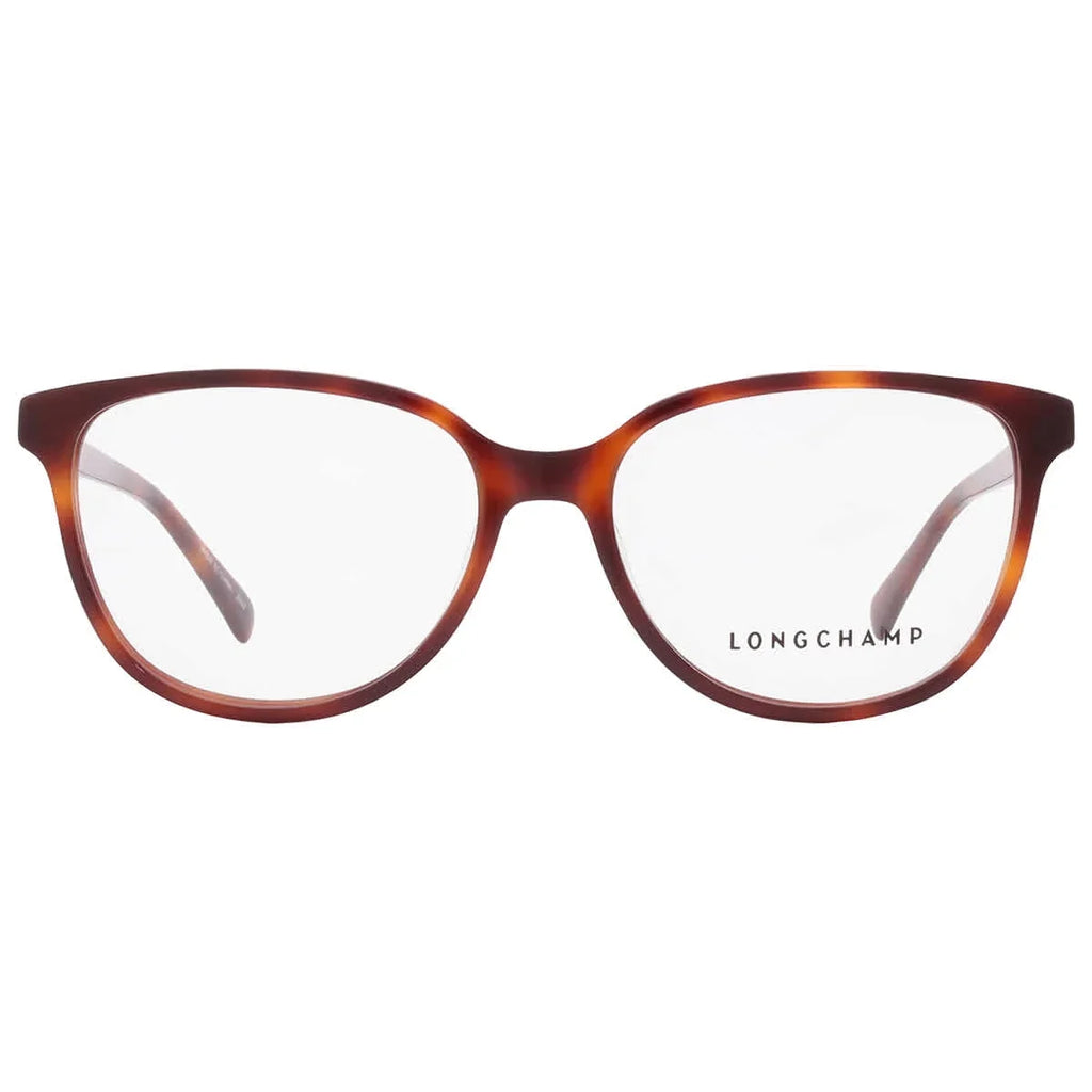 LO2666 Havana Rectangle Eyeglasses Rim Longchamp Full