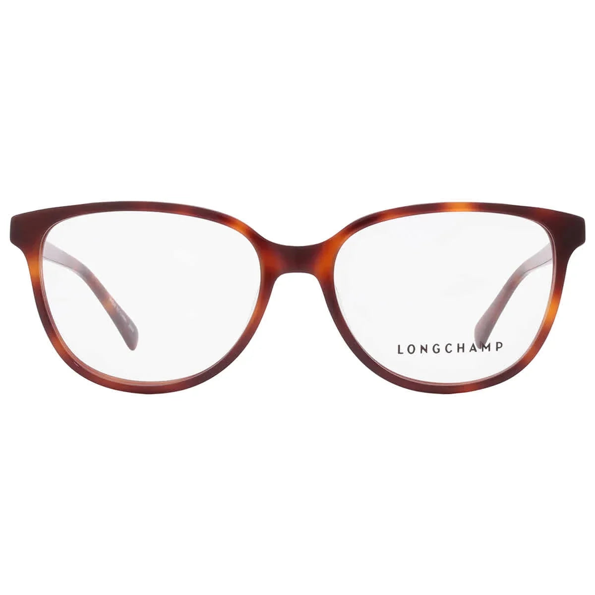 LO2666 Havana Rectangle Eyeglasses Rim Longchamp Full