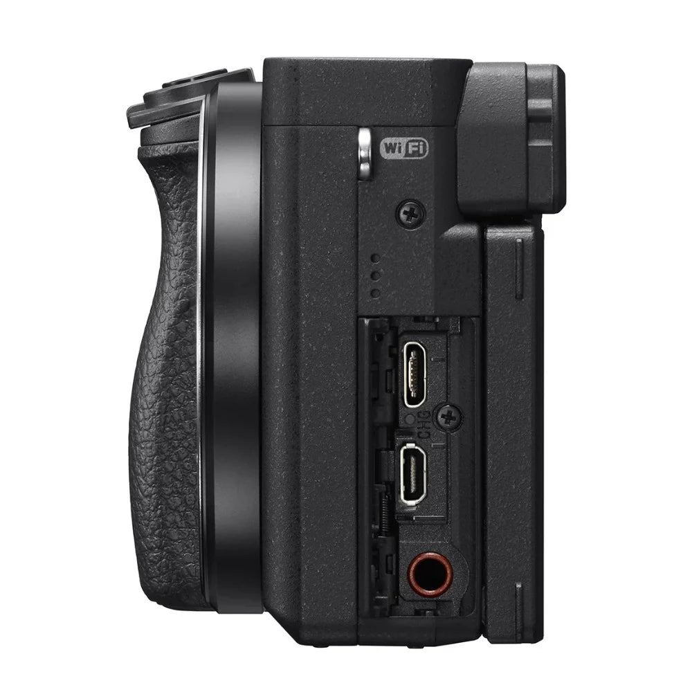 Mirrorless Bundle 16-50mm Camera Digital Holiday with (Black) Sony ILCE6400L/B