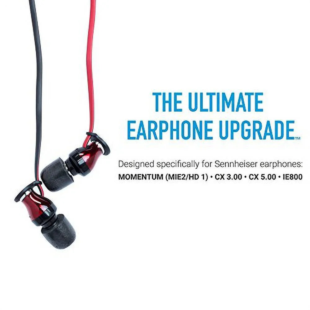 7.00BT, CX Fit(Large,3 and Sennheiser IE S, Cancelling Momentum Memory Earphone Premium Comply Replacement Earbud MIE2, HD1 for Pairs) 5.00 Tips 800 Secure Tips, 3.00, Foam Comfortable Isolation Noise