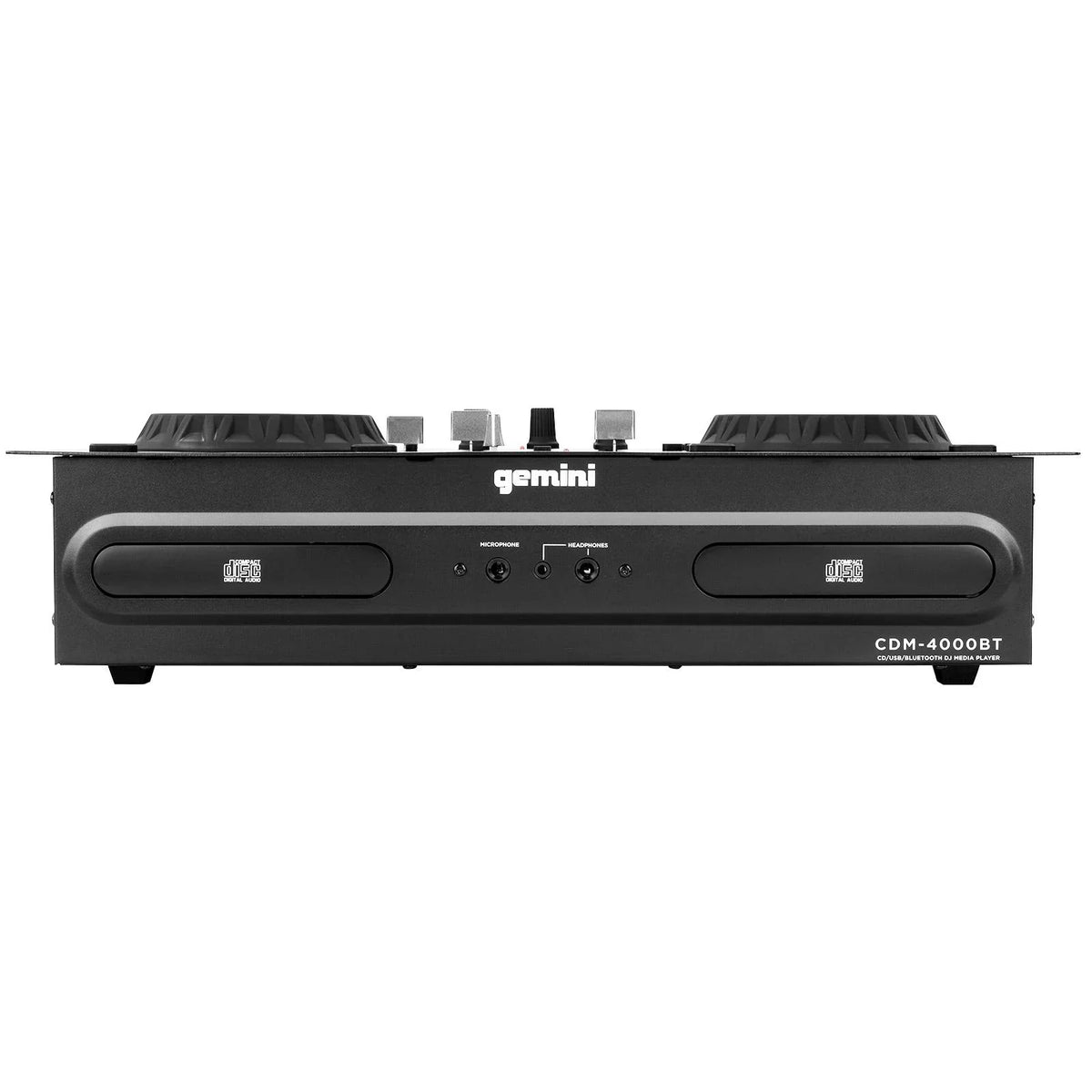 DJ Media Player 15" CD/MP3/USB Woofers Bluetooth CDM-4000BT Package Speaker AS-1500P Gemini & with Active