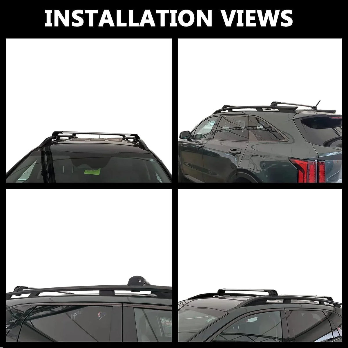 Raised Luggage, Cobra 2022-2024 Cargo Black – ROKIOTOEX Rails, Roof Subar-u Cross Bike Outback Carrier CJ4035 Rack Board, Bars Fit Side Rooftop Box Wilderness Crossbars for Ski for