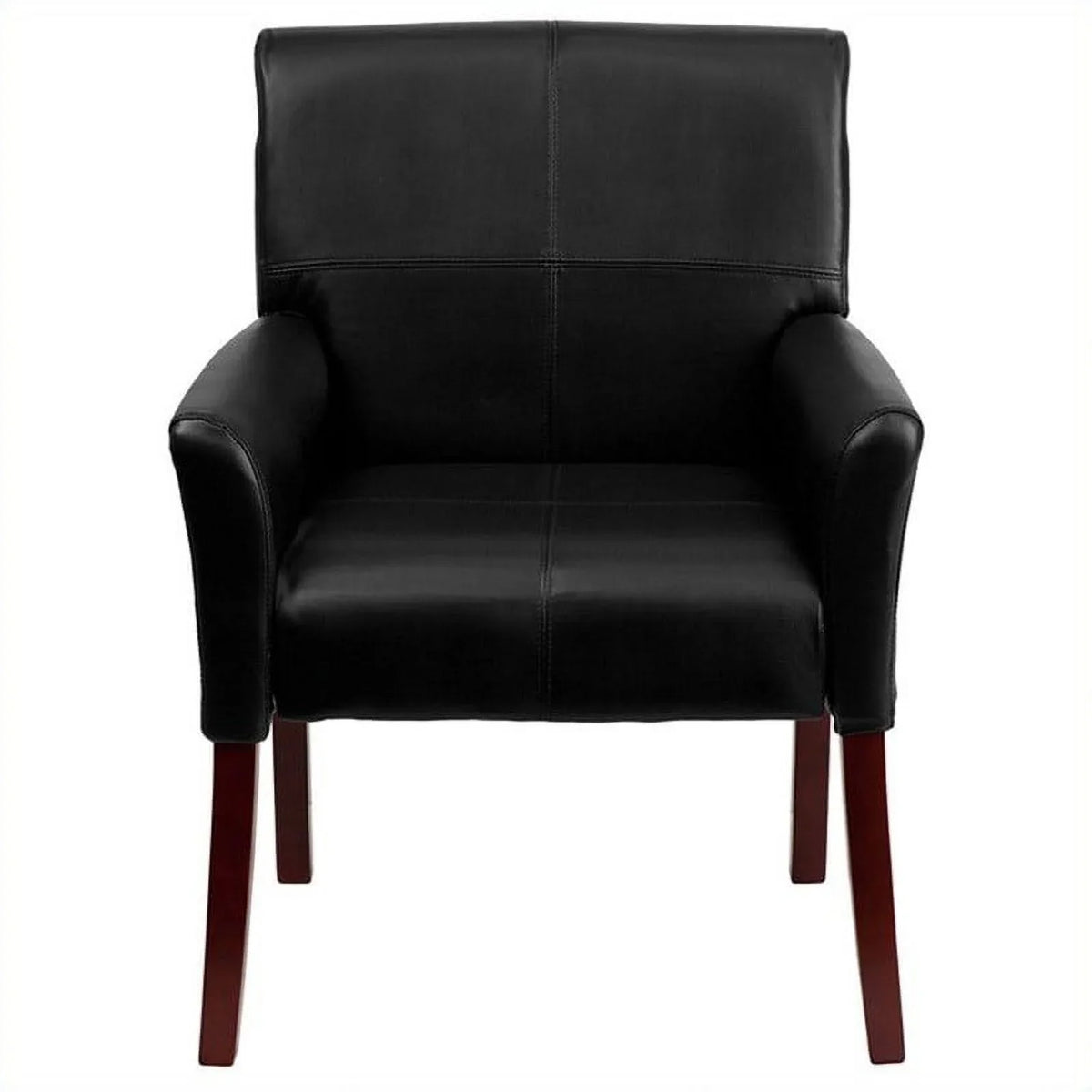 Black with Chair Legs in Lane Executive Kingfisher Mahogany Guest Side