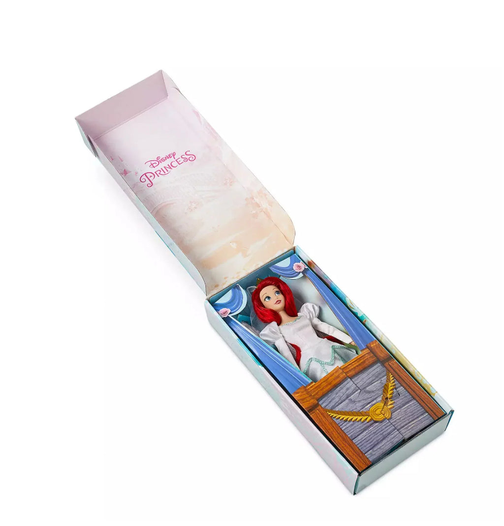 Princess Doll Wedding New Ariel Classic Box Disney with with Brush