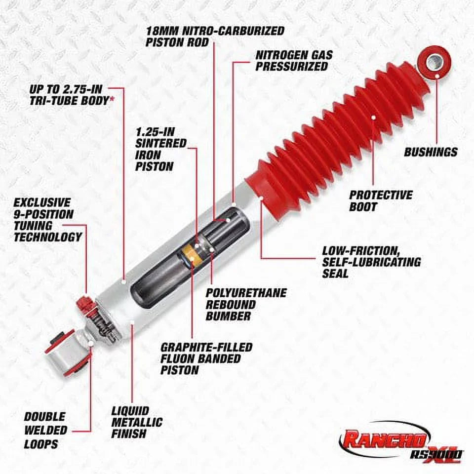 Shock 2019 NISSAN SV/PRO-4X, NISSAN Rancho FRONTIER SV select: Absorber Fits RS999311 FRONTIER 2016 RS9000XL