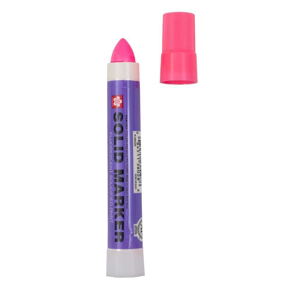 Fluorescent Piece Dozen Sakura Solid Dealer Markers coating & Indoor Twist 14F-392F Pink for Art 12 Set Car Outdoor Various Auto Up Surfaces