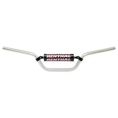 Handlebar for 7/8" LX3 Aluminum 98-09 80/85/100 Bend Silver Renthal KX 2000 LEM