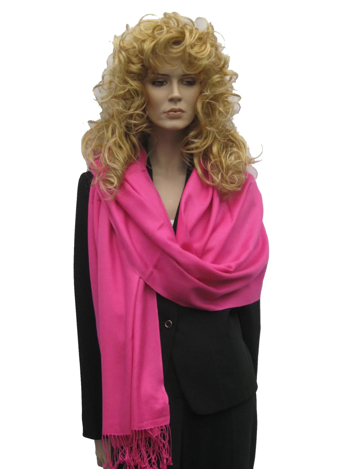 (Hot Scarf/Wool/Silk Shawl) Regular Pink Shawl/Shawls/Scarf/Scarves/Wrap/Stole/Muffler/Cape/Ruana/Blanket/Throw/Pashmina Shawl/Cashmere