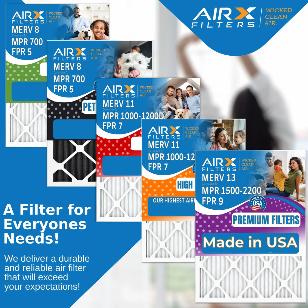 Electrostatic Made Pack Premium by Air AC Pleated to AIRX FILTERS Conditioner USA FPR MERV AIR. 6 Furnace 700 MPR & Filters Filter 19.75x21.5x1 HVAC CLEAN 8 Comparable 19.75x21.5x1 WICKED Air Filter 5