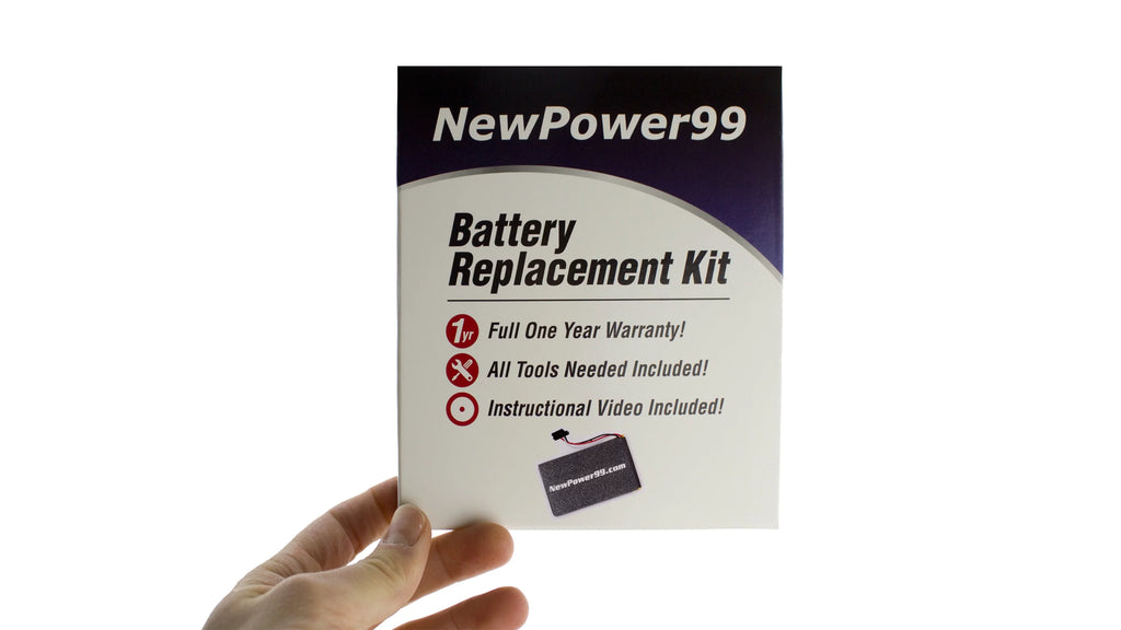 Kit Extended Battery One and Instructions, 7" 4th with Year Battery Life Replacement HD Generation Warranty Amazon Tools, Fire 006B Full Video