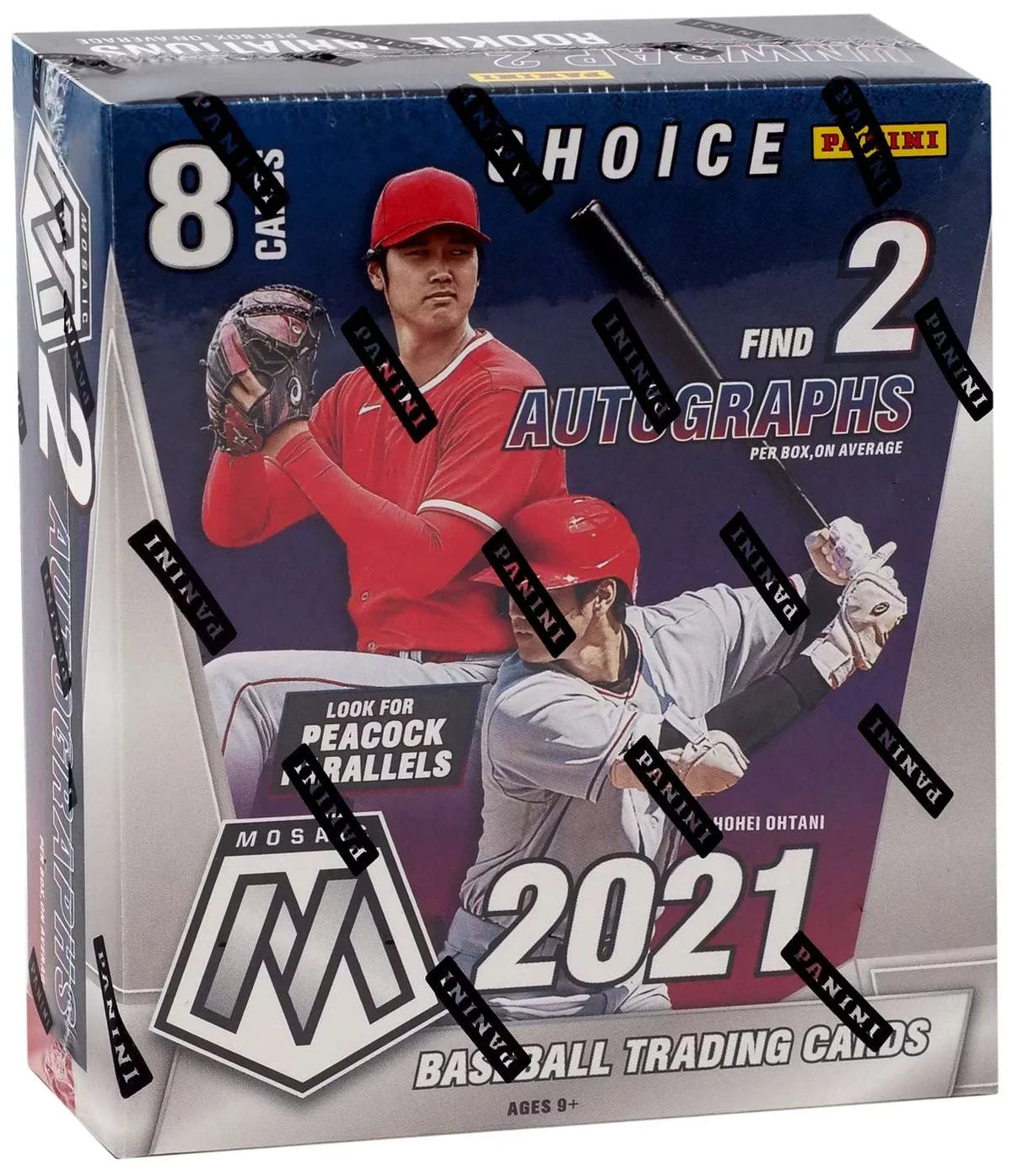HOBBY Mosaic 2021 Cards) Panini Trading Card (8 Baseball MLB Choice Box