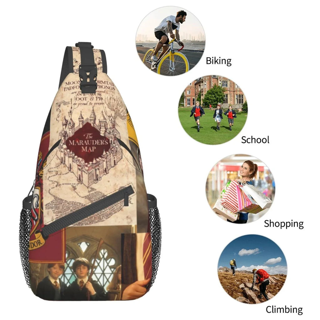 Sling Adults Chest Teen Logo Bag Backpack Men Bags Daypack Potter Harry Diagonally Women Crossbody Travel For