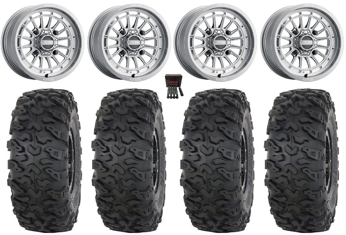 Talon X3 Contrast Roctane Gm 30" Pioneer Can-Am MetalFX / / Honda 15" Wheels Maverick T4 Tires 1000 Cut Delta