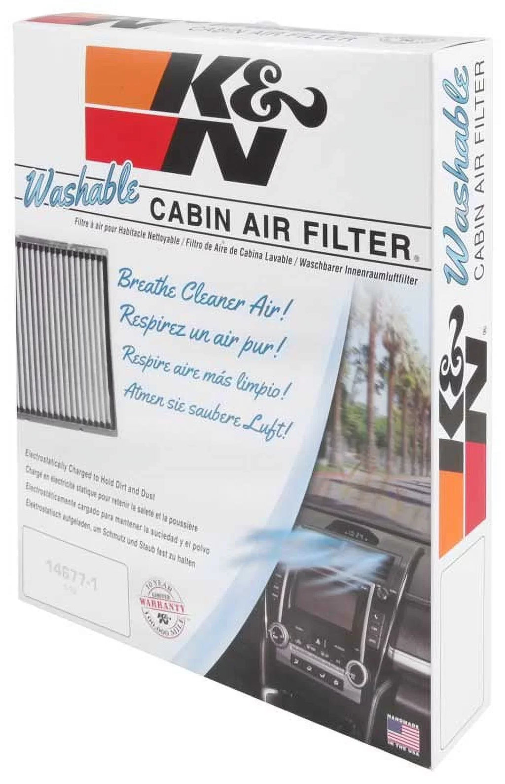 for and TOYOTA Toyota, Reusable K&N 2001-2007 RX Incoming Washable Cabin Filter select: & LEXUS VF2008 Air Fits your Freshens Air Lexus HIGHLANDER, Cleans 1999-2003