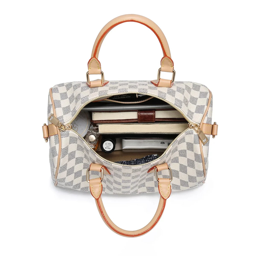 Fashion Bags Checkered Shoulder Handbags Womens For RICHPORTS