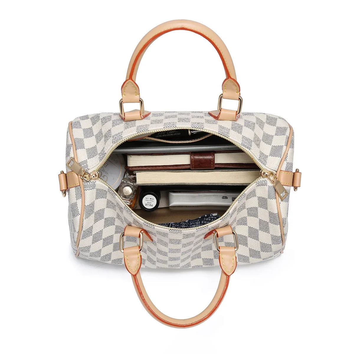 Fashion Bags Checkered Shoulder Handbags Womens For RICHPORTS