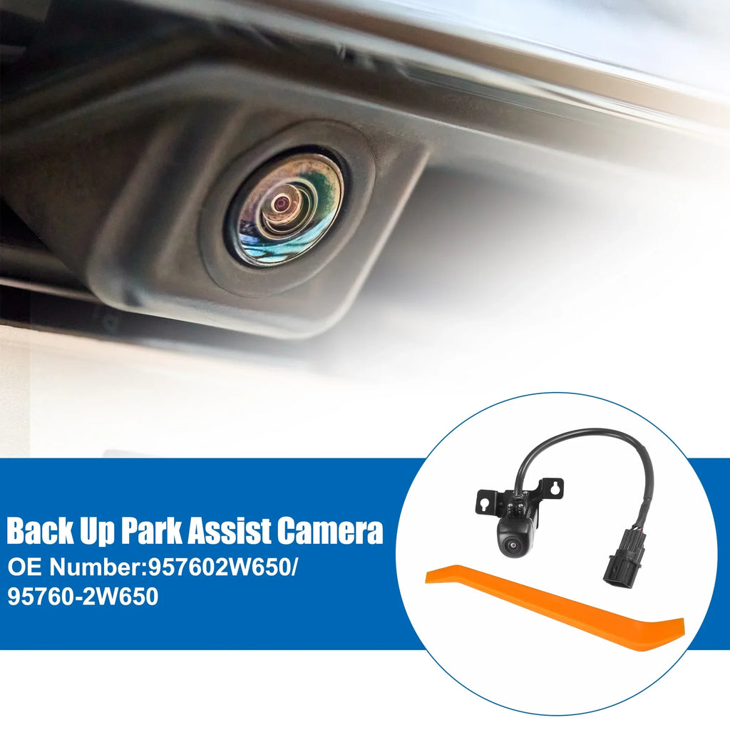 Unique Up Hyundai Santa Fit Rear for Set Bargains Sport 2017-2018 Back Camera W/ 1 No.957602W650 Fe Tool Car View
