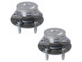 '- Wheel Hub 2016 Malibu Compatible 2018 - of 2019 Chevy 2017 with 2 Assembly Rear Bearing - Set